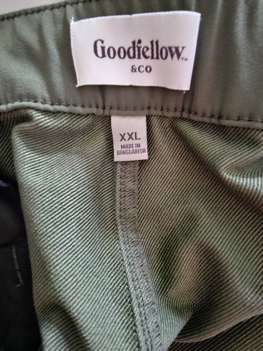Goodfellow & Co Men's Size XXL Olive Utility Cargo Joggers - Picture 11 of 13